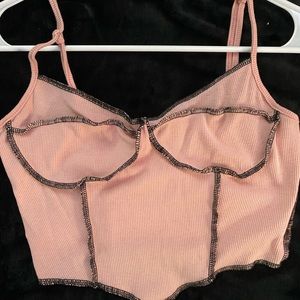 SHEIN pink crop top